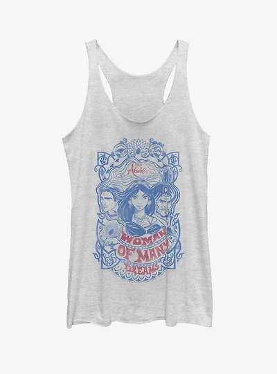 Disney Aladdin 2019 Vintage Womens Tank