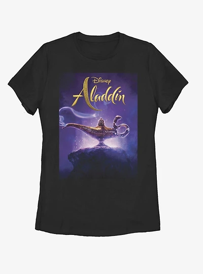 Disney Aladdin 2019 Aladding Live Action Cover Womens T-Shirt