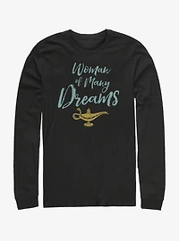 Disney Aladdin 2019 Woman of Many Dreams Cursive Long Sleeve T-Shirt