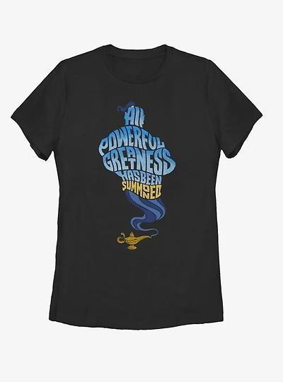 Disney Aladdin 2019 All Powerful Genie Womens T-Shirt