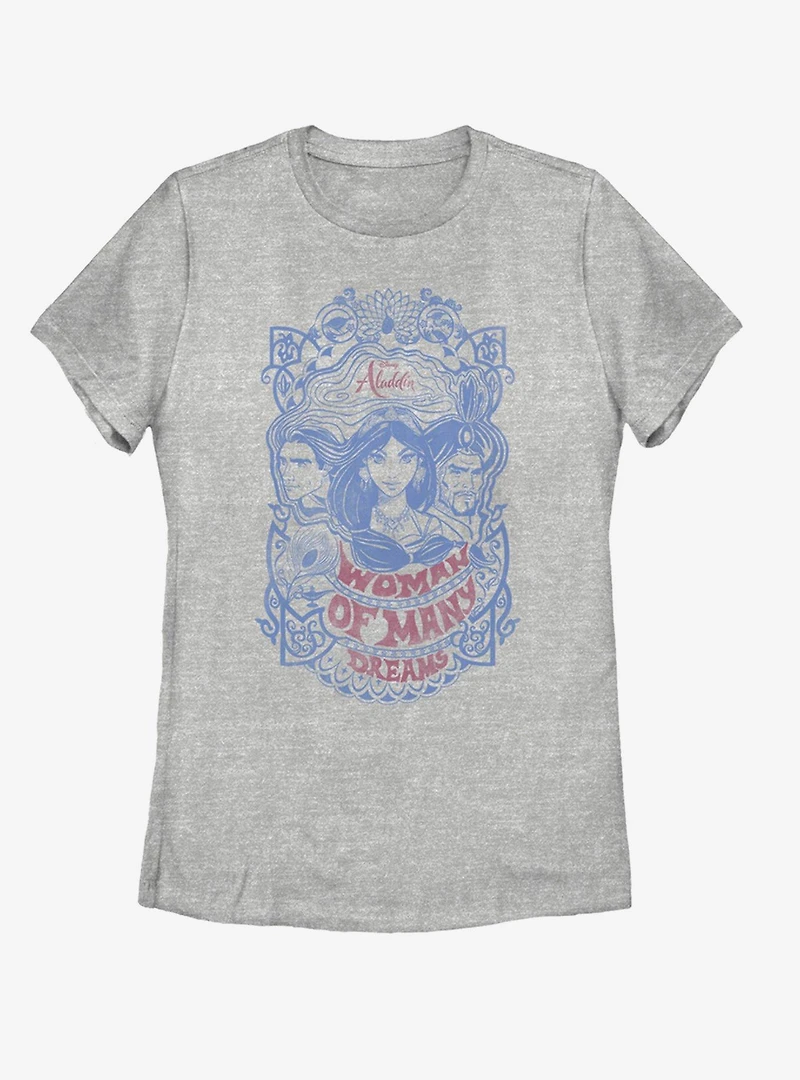 Disney Aladdin 2019 Vintage Womens T-Shirt