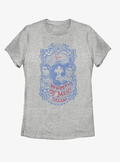 Disney Aladdin 2019 Vintage Womens T-Shirt