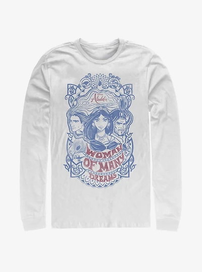 Disney Aladdin 2019 Vintage Long-Sleeve T-Shirt