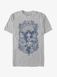 Disney Aladdin 2019 Vintage Collage T-Shirt