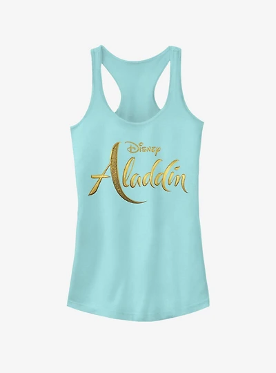 Disney Aladdin 2019 Aladdin Live Action Logo Girls Tank