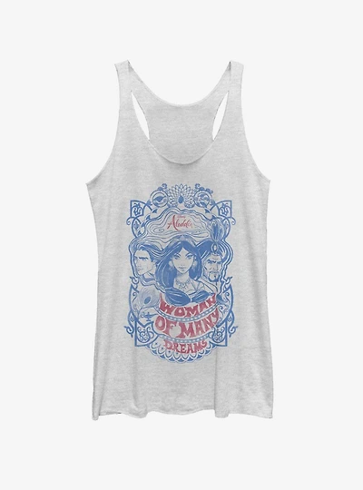 Disney Aladdin 2019 Vintage Girls Tank