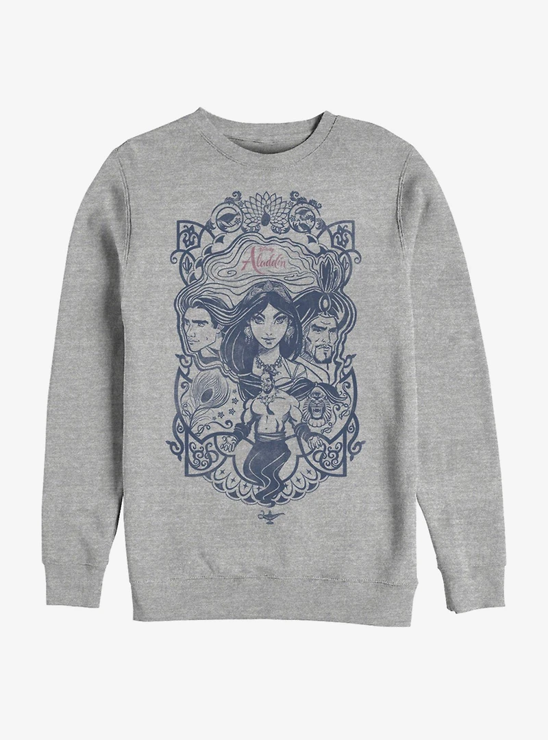 Disney Aladdin 2019 Vintage Collage Sweatshirt