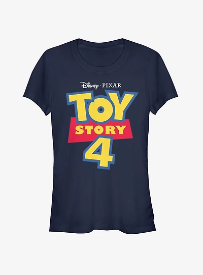 Disney Pixar Toy Story 4 Full Color Logo Girls T-Shirt