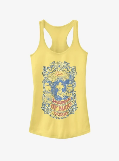 Disney Aladdin 2019 Vintage Girls Tank