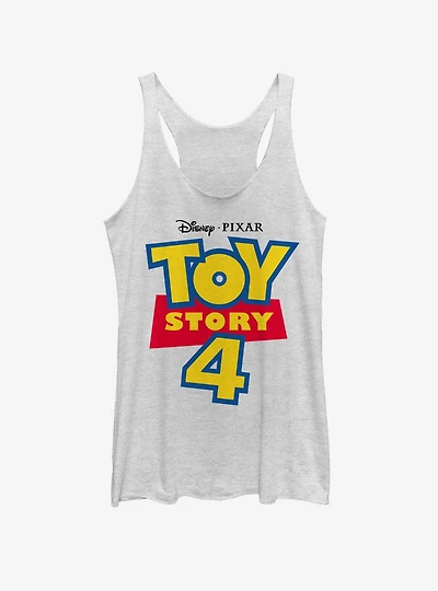 Disney Pixar Toy Story 4 Full Color Logo Girls Tank