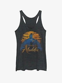Disney Aladdin 2019 Genie Silhouette Girls Tank