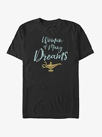 Disney Aladdin 2019 Woman of Many Dreams Cursive  T-Shirt