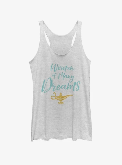 Disney Aladdin 2019 Woman of Many Dreams Cursive Girls Tank