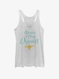 Disney Aladdin 2019 Woman of Many Dreams Cursive Girls Tank