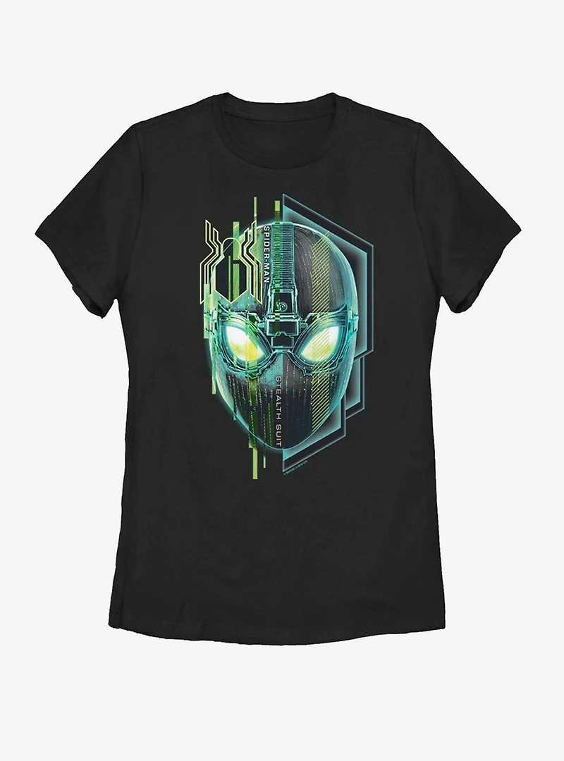 Marvel Spider-Man Far From Home Stealth Face Womens T-Shirt