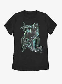 Marvel Spider-Man Far From Home Spider Darkness Womens T-Shirt