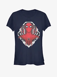 Marvel Spider-Man Far From Home Spider Tech Badge Girls T-Shirt