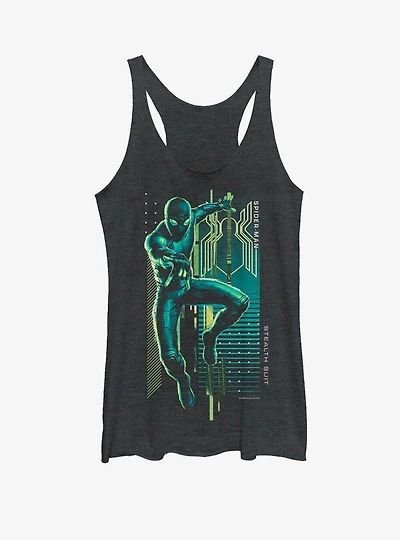Marvel Spider-Man Far From Home Webslinger Block Girls Tank