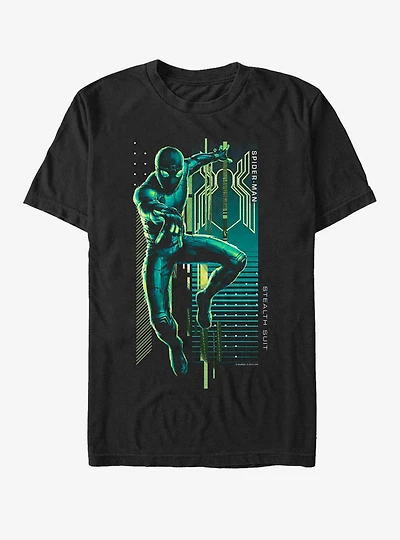 Marvel Spider-Man Far From Home Webslinger Block T-Shirt