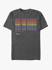 Star Wars May the Fourth Stack T-Shirt