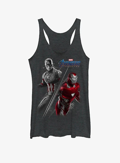 Marvel Avengers Endgame Cap Ironman Girls Tank Top