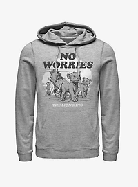 Disney The Lion King 2019 No Worries Back Hoodie