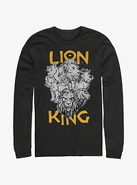 Disney The Lion King 2019 Cast Photo Long-Sleeve T-Shirt