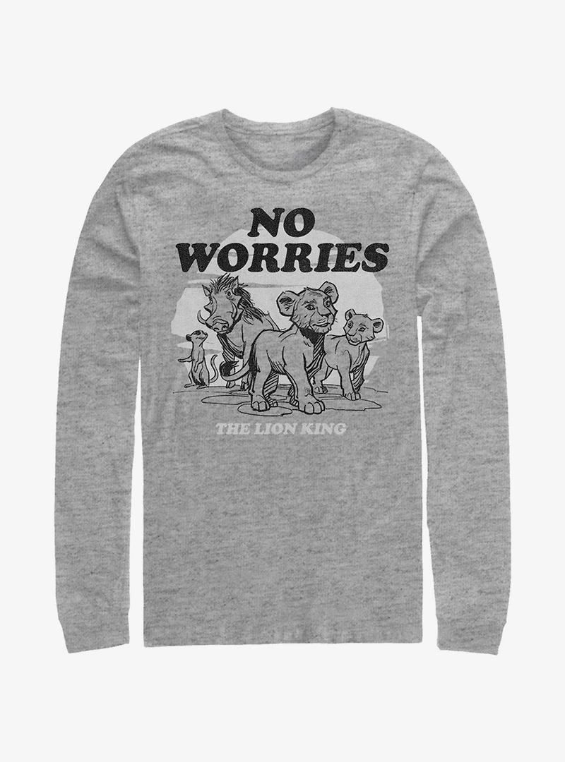 Disney The Lion King 2019 No Worries Back Long-Sleeve T-Shirt