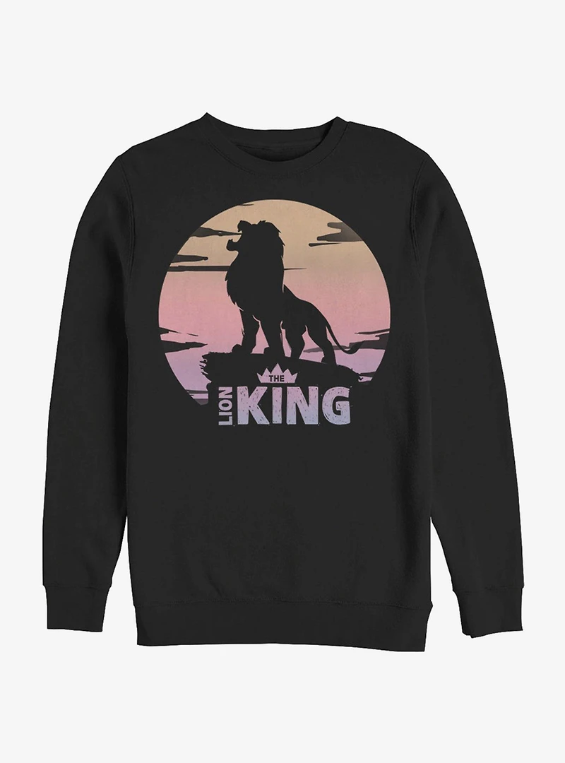 Disney The Lion King 2019 Sunset Logo Sweatshirt
