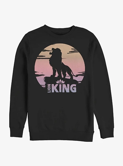 Disney The Lion King 2019 Sunset Logo Sweatshirt