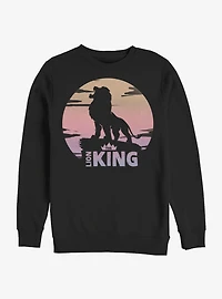Disney The Lion King 2019 Sunset Logo Sweatshirt