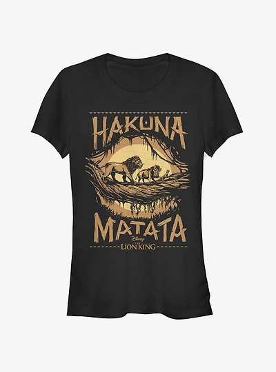 Disney The Lion King 2019 Savanna Poster Girls T-Shirt