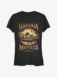 Disney The Lion King 2019 Savanna Poster Girls T-Shirt