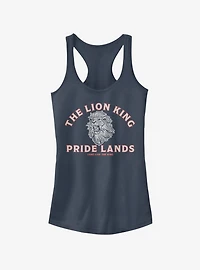 Disney The Lion King 2019 Minimal Lion King Back Girls Tank