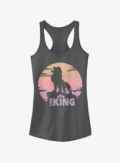 Disney The Lion King 2019 Sunset Logo Girls Tank