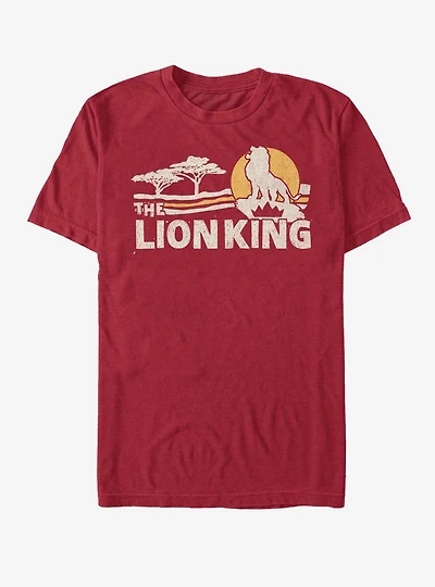 Disney The Lion King 2019 Savannah Scene Back T-Shirt