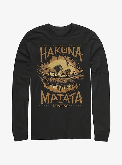 Disney The Lion King 2019 Savanna Poster Long-Sleeve T-Shirt