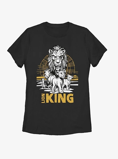 Disney The Lion King 2019 Group Womens T-Shirt