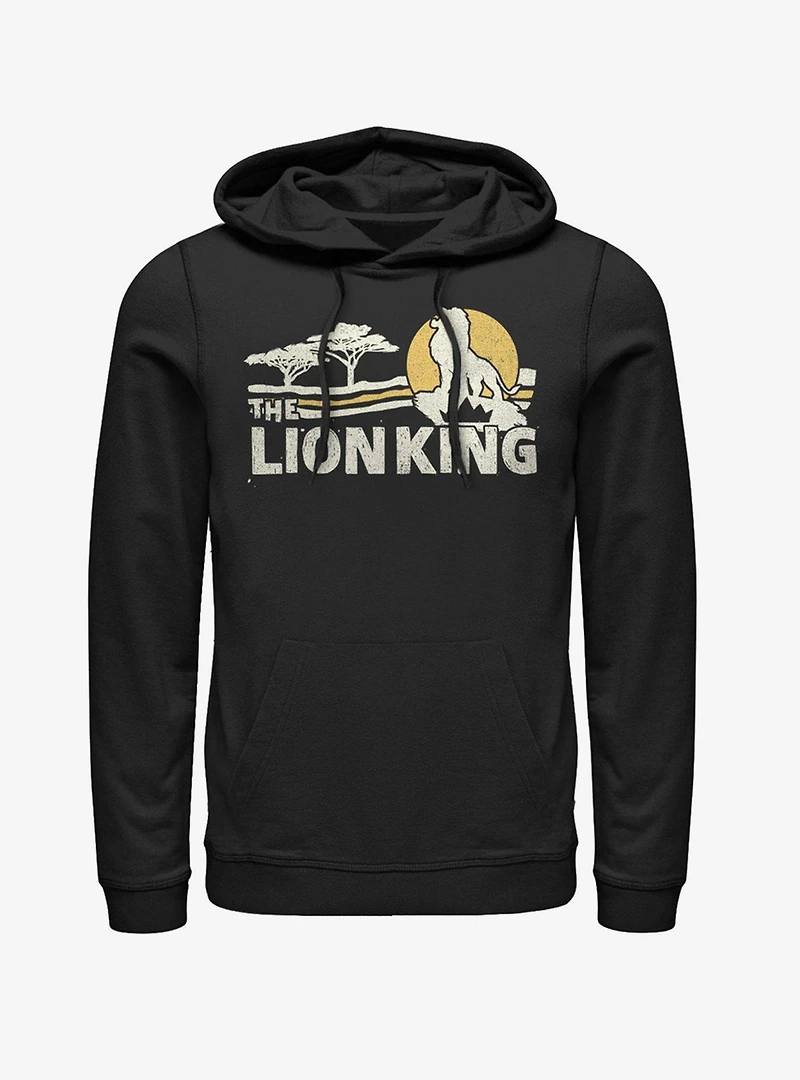 Disney The Lion King 2019 Savannah Scene Back  Hoodie