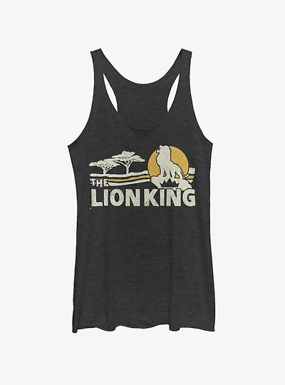 Disney The Lion King 2019 Savannah Scene Back Girls Tank