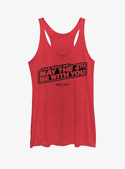 Star Wars May Fourth 2019 Tonal Womens Tank Top