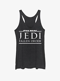 Star Wars Jedi Fallen Order Logo Girls Tank Top