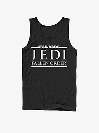 Star Wars Jedi Fallen Order Logo Tank Top