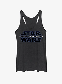 Star Wars Episode IX The Rise of Skywalker Logo Girls Tank Top