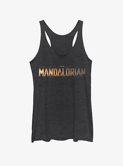 Star Wars The Mandalorian Logo Girls Tank Top