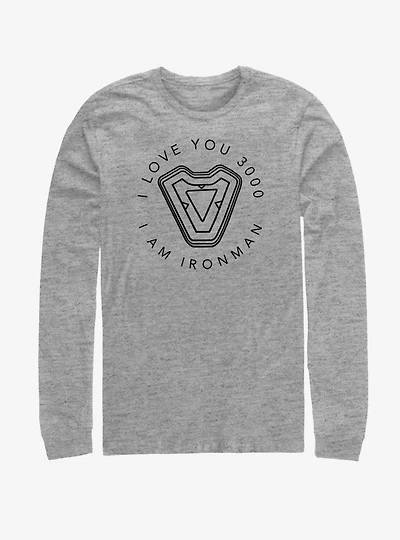 Marvel Avengers: Endgame Ironmans Heart Long-Sleeve T-Shirt