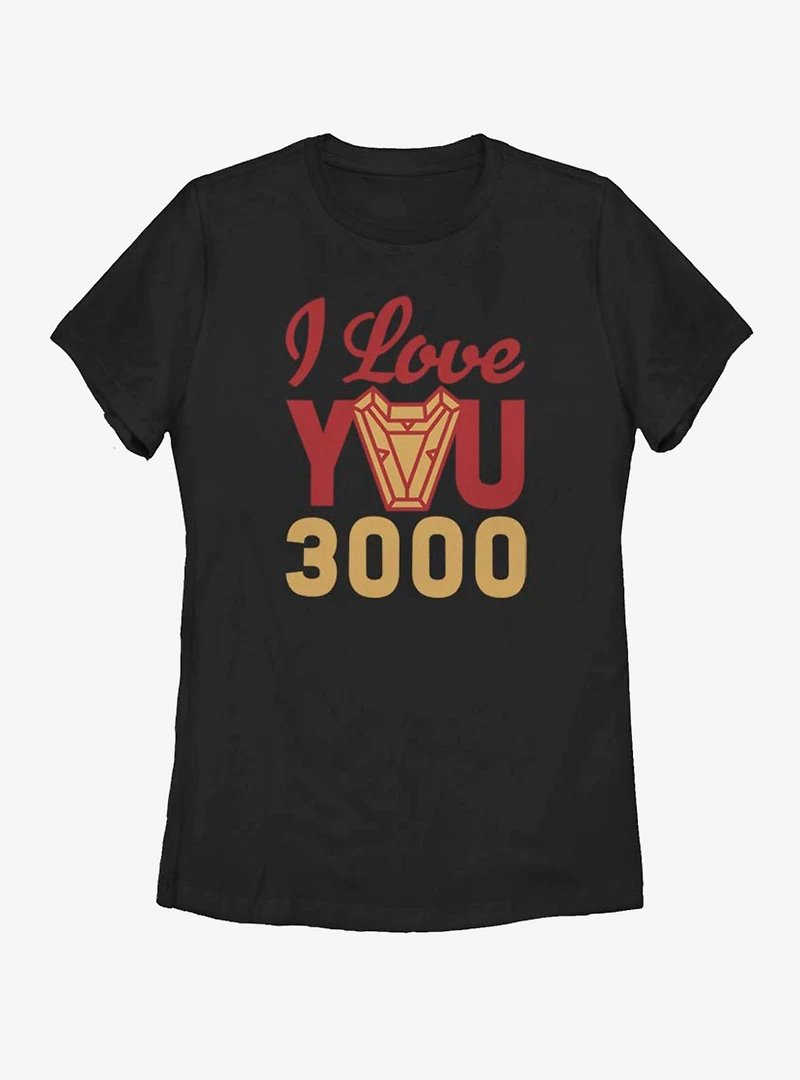 Marvel Avengers: Endgame Love You 3000 Arc Reactor Womens T-Shirt