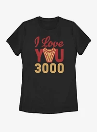 Marvel Avengers: Endgame Love You 3000 Arc Reactor Womens T-Shirt