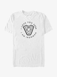 Marvel Avengers : Endgame Iron Man's Heart T-Shirt