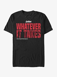 Marvel Avengers: Endgame Whatever It Takes Spoilers T-Shirt